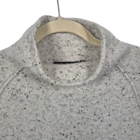 Theory Sweater Womens P Gray Cashmere Pullover Long Sleeve Top Karinella Donegal - Picture 4 of 7